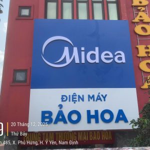 Thi công biển điện máy Bảo Hoa