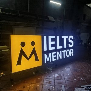 Thi công biển chữ nổi Mielts MenTor tại Nam Định