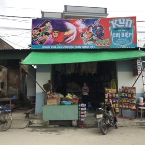 Thi công biển bạt sữa Kun - Chị Diệp tại Hải Phòng