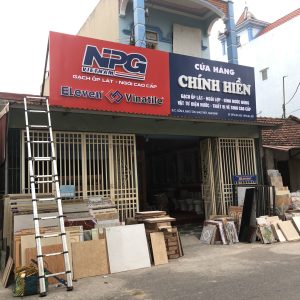 Thi công biển bạt gạch ốp lát Chính Hiền tại Nam Định