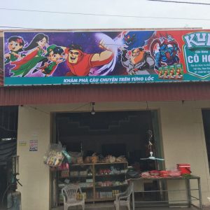 Thi công biển bạt sửa Kun - Cô Hợi tại Nam Định