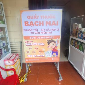 Thi công biển quầy thuốc Bạch Mai tại Hà Nội