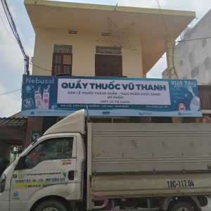 Thi công biển quầy thuốc Vũ Thanh tại Hải Hậu - Nam Định